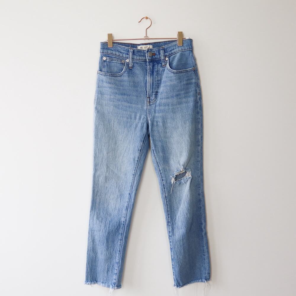 Madewell The Perfect Vintage Jean Distressed 25 Medium Light Wash